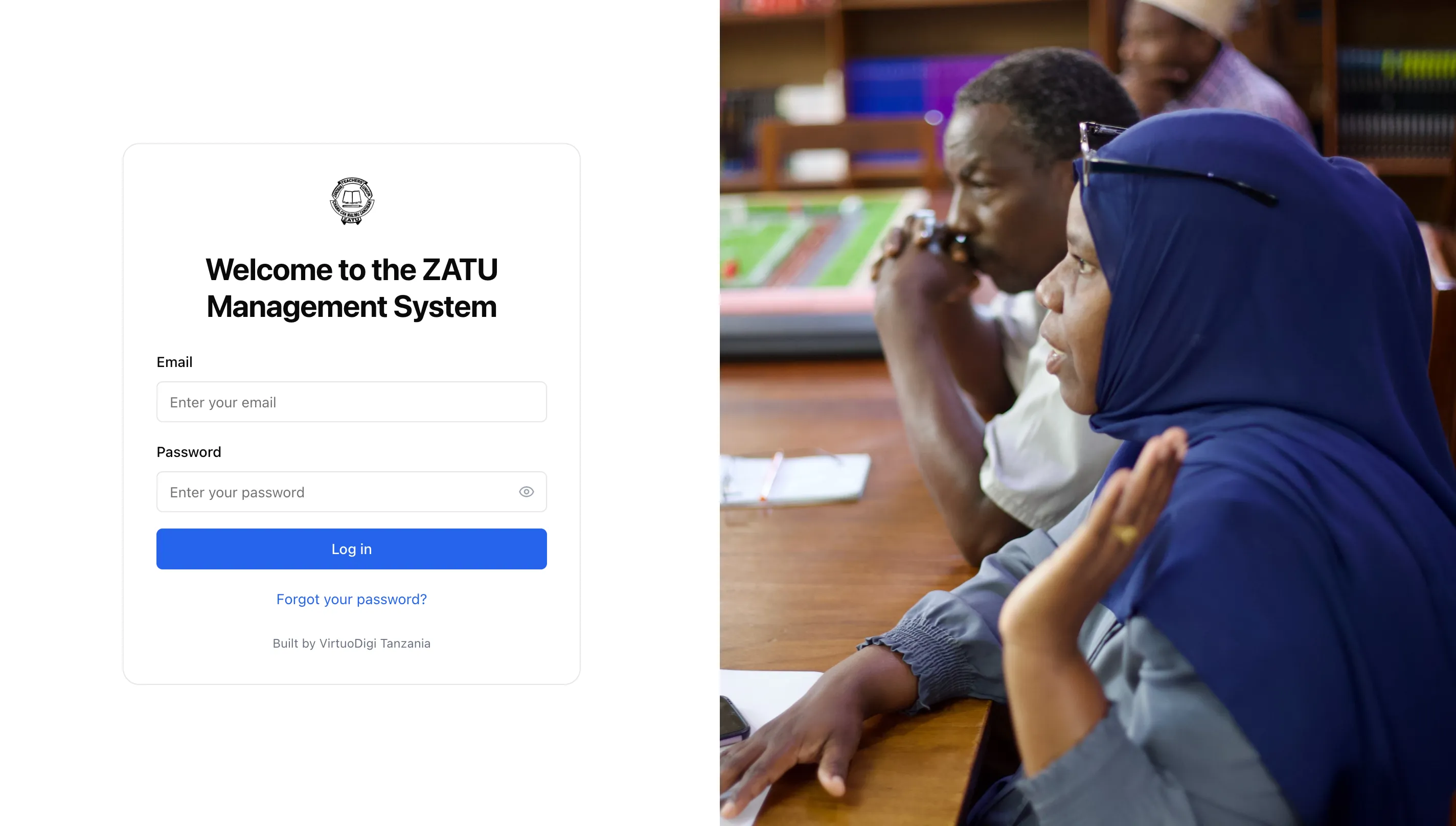 ZATU MMS — membership management interface